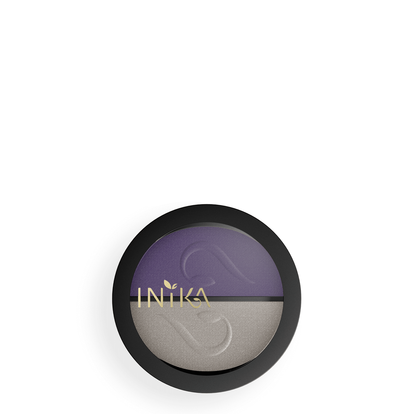 Pressed Mineral Eye Shadow Duo (Purple Platinum) | INIKA Organic | 01
