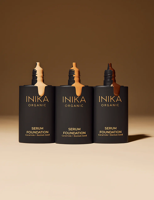 INIKA Organic Serum Foundation + FREE Brush