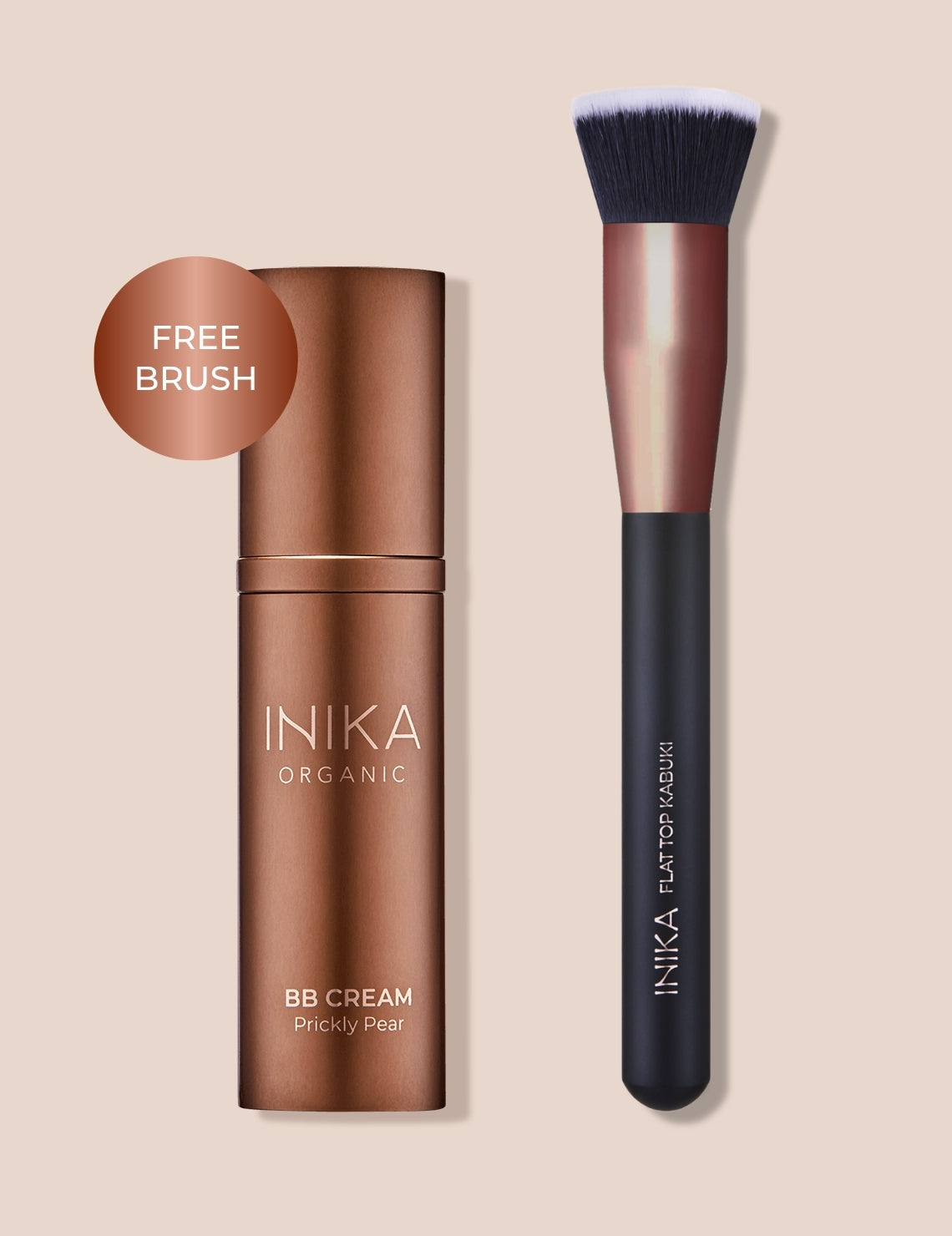 INIKA Organic BB Cream + FREE Brush